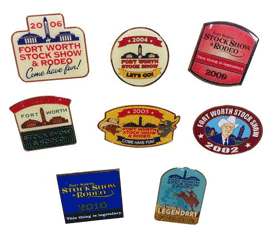 Throw Back Pins – Fort Worth Stock Show & Rodeo